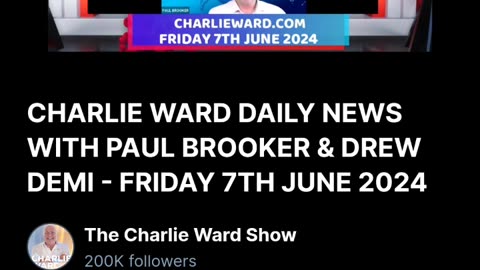 Charlie Ward news 07/06/2024