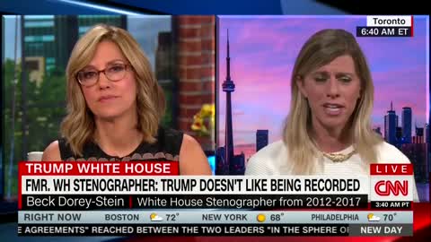 Former WH Stenographer Sings Like A Canary — Trump Doesn't Like Mics And He Lies
