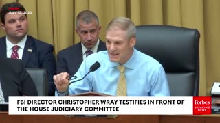 BREAKING NEWS: Jim Jordan Excoriates FBI For Suppressing Hunter Biden Laptop Story To Wray's Face