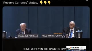 13yr old girl asks Warren Buffett a question about the #usd losing Reserve Currency status #ewt