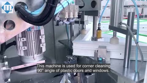 CNC Corner cleaning machine #windowmachine #windowmaking #cornercleaning #pvc #pvcwindow