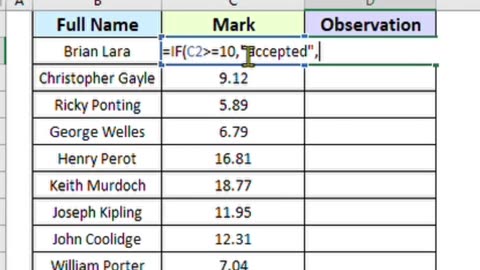 Writing Observations Efficiently in Excel