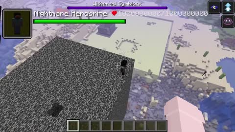 all Herobrine creepypasta mobs vs Wither Storm 7 STAGE in minecraft1