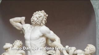 P. Vergilius Maro, Aeneid II, 49: timeo Danaos et dona ferentis. #Laocoön #Aeneid #EDU #Latina