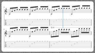 Matteo Carcassi - Op.60 - Estudo 02 - Partitura + Tablatura