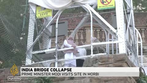 India bridge collapse: Prime Minister Modi visits site in Morbi