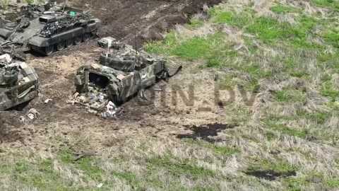 Fighting in the Zaporozhye direction and destroyed equipment of the AFU