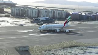 Impossible Landing Emirates Airbus A380