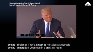 WATCH: VIDEO OF TRUMP DEPOSITION IN RAPE DEFAMATION CASE