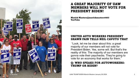 WHY DO AUTOWORKERS SUPPORT TRUMP