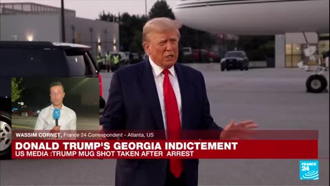 Trump surrenders in Georgia on charge's he conspired to overturn 2020 election