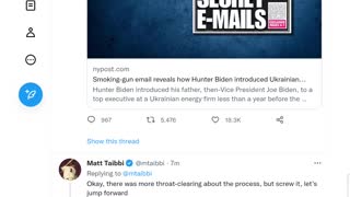 Biden laptop and Twitter emails from DNC to supress laptop and more