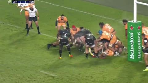 Review the classic football game Montpellier vs London Irish