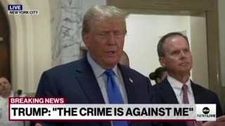 Trump the crime is against me