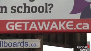 Get Awake billboards – Contact us to get a campaign started in your local. www.getawake.ca