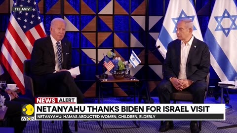 Live Joe Biden meets Benjamin Netanyahu