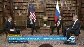 BIDEN WARNS OF NUCLEAR 'ARMGEDDON' RISK