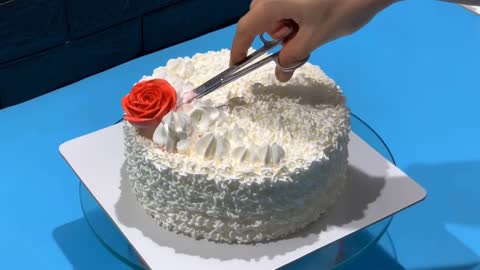 Ideas for decorating a rose cake for lovers | Beautiful Cake Decoration Collection | P 6