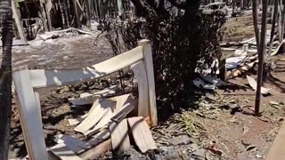 Raw Footage on the ground in Lahaina West Maui immediately after the fire