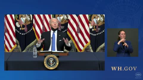 Off-Script Biden INSTANTLY Has Mic Cut Out