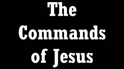 |Manwich presents| Be Informed... Ep #3 The Commands of Jesus As Said In The Four Gospels