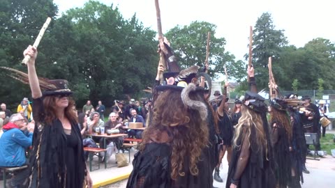 Beltane Border Morris - White Ladies Aston - Things Happen Here, Dartington - 17 Aug 23