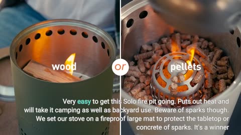 Solo Stove Mesa Tabletop Fire Pit with Stand-Overview