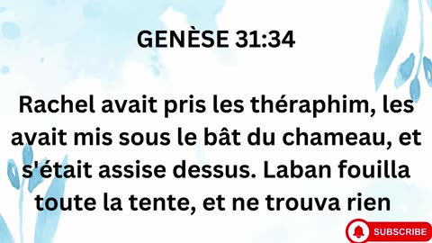 "Jacob quitte Laban". Genèse 31:1-55.