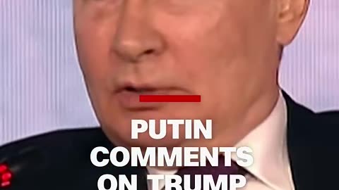 Putin comments on Trump charges