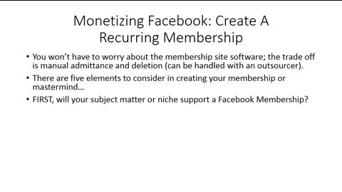 Facebook Monetization Secrets Free Video 3