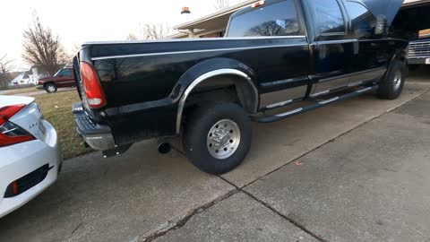 1999 F-350 7.3 PSD squirrel check, cold start, data look