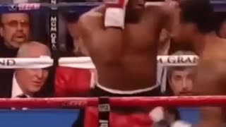 #shorts Mayweather Almost Down by Mosley