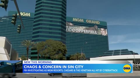 Las Vegas struggle to get back online after cyber attack | GMA