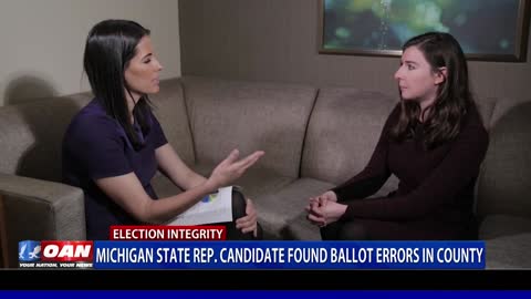 Mich. state rep. candidate found ballot errors in county