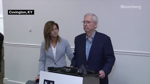 Mitch McConnell Blows A Fuse, Freezes During Press Event