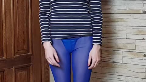 Wet vs Dry! Trying on Rainbow Tights!