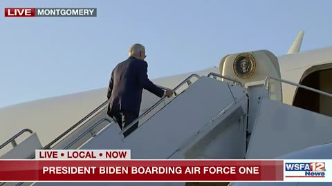 Biden Once Again Has Trouble Navigating Stairs (VIDEO)