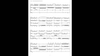 J.S. Bach - Well-Tempered Clavier: Part 2 - Fugue 24 (Euphonium-Tuba Quartet)