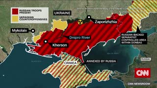 Russia on defense as Ukraine pushes toward crucial city