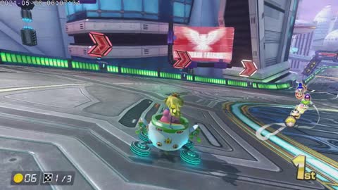 Mario Kart 8 Deluxe Switch Princess Peach Part 20 Mute City