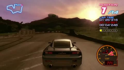 Ridge Racer 6 - Basic Route #12 Gameplay(Xbox One S HD)