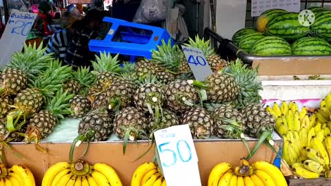 HOW CHEAP ARE THE FRUITS IN BANGKOK!!! 1Baht = 0.032 US$