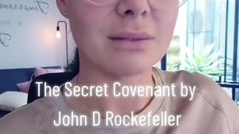 The Secret Covenant by John D Rockefeller
