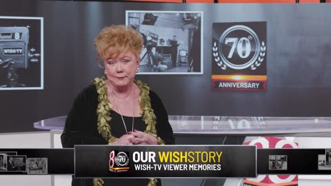 May 31, 2024 - Patty Spitler WISH-TV 70th Anniversary Spot