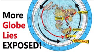 More Globe Lies Exposed by FLIGHT ROUTES