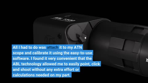 User Reviews: theOpticGuru ATN Auxiliary Ballistic Laser (ABL) w/Bluetooth (1500m)