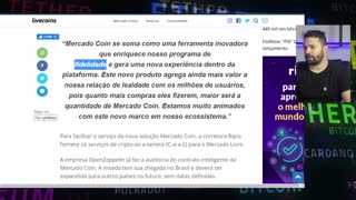 MERCADO LIVRE CRIA SUA PRÓPRIA CRIPTOMOEDA NA REDE ETHETEUM