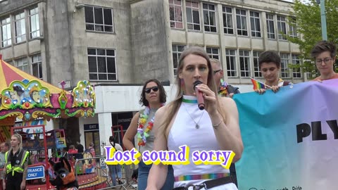 Plymouth Devon Gay LGBTQIA+ Pride Parade Plymouth to Central Park 22nd June 2024 Part 1