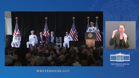 0333. President Biden Participates in the U.S. Coast Guard Change of Command Ceremony