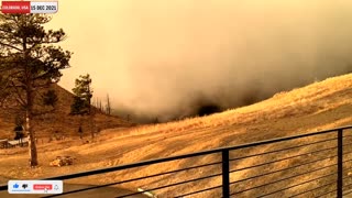 Apocalype in USA! Monster dust storm swallowing Boulder in Colorado, USA